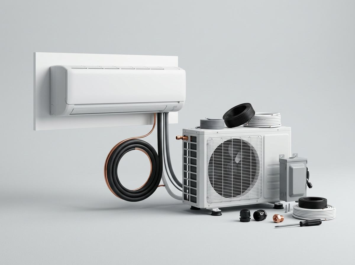 Electrical & HVAC product imagery generated with Supermodel AI