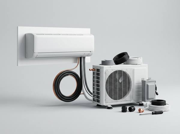Electrical & HVAC imagery generated with Supermodel AI